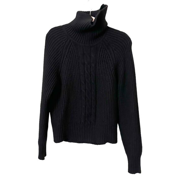 1 STATE Cutout Turtleneck Knit‎ Black Sz Small - Picture 3 of 6
